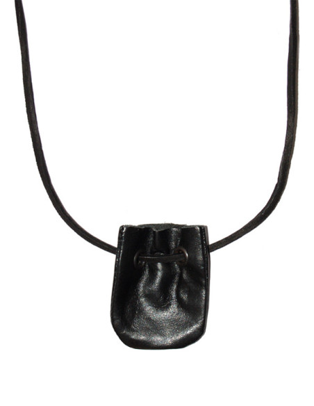 Saculet piele naturala sticle aroma 10 ml - Aroma Leather Bag - Black Label