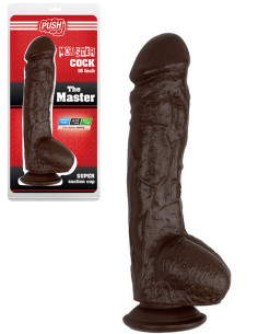 Dildo realist ventuza vinil maro 25,50 x 5 cm - The Master 10 inch - Push Monster
