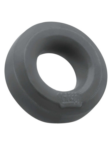 Inel penis elastic carnos rezistent silicon TPR gri - Cockring Single Stone - Hunkyjunk