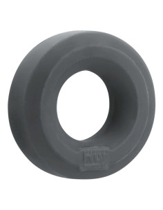 Inel penis elastic carnos rezistent silicon TPR gri - Cockring Single Stone - Hunkyjunk 2