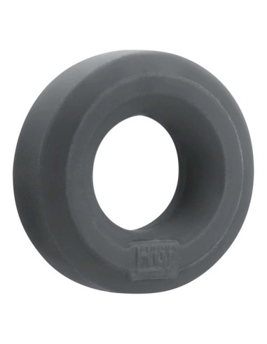 Inel penis elastic carnos rezistent silicon TPR gri - Cockring Single Stone - Hunkyjunk