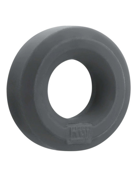 Inel penis elastic carnos rezistent silicon TPR gri - Cockring Single Stone - Hunkyjunk