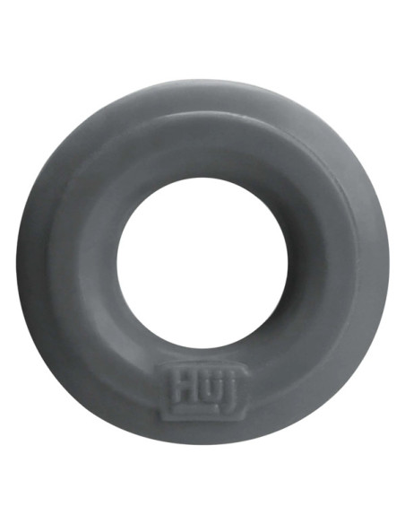 Inel penis elastic carnos rezistent silicon TPR gri - Cockring Single Stone - Hunkyjunk