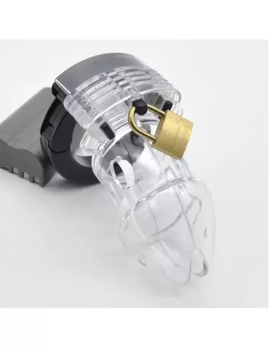 Cusca de castitate policarbonat - Alpha Chastity Cage Clear - Brutus