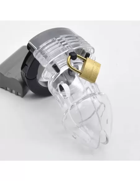 Cusca de castitate policarbonat - Alpha Chastity Cage Clear - Brutus