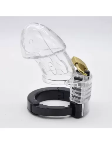 Cusca de castitate policarbonat - Alpha Chastity Cage Clear - Brutus