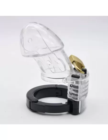 Cusca de castitate policarbonat - Alpha Chastity Cage Clear - Brutus