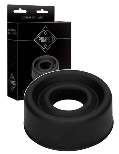 Garnitura silicon pompe marire penis - Silicone Pump Sleeve Large - Shots