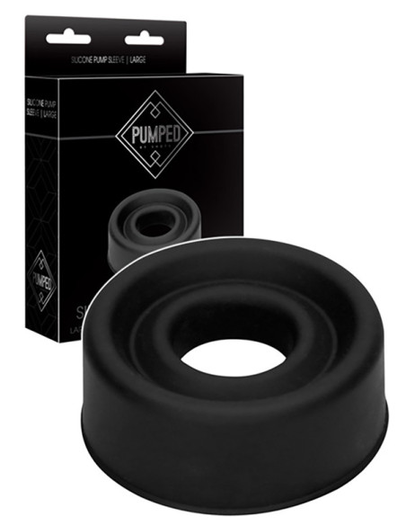 Garnitura silicon pompe marire penis - Silicone Pump Sleeve Large - Shots