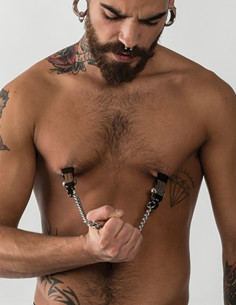 Set XL clesti sfarcuri puternici otel 90 g - Mawa Nipple Clamps XLarge - MisterB 2