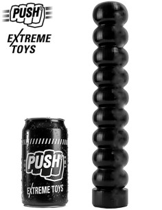 Plug cu bile stimulare intensa - Extreme Dildo Chisel Medium - Push