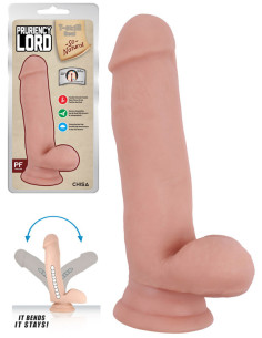 Dildo realist catifelat silicon TPE 17,5 x 4 cm - Pruriency Lord - Chisa