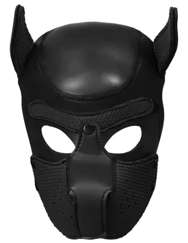 Luv Cosplay Pupplay Dog Mask Black - masca fetish puppy