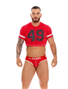 Tricou scurt fotbal american sexy fetish - Rangers Crop Top - JOR