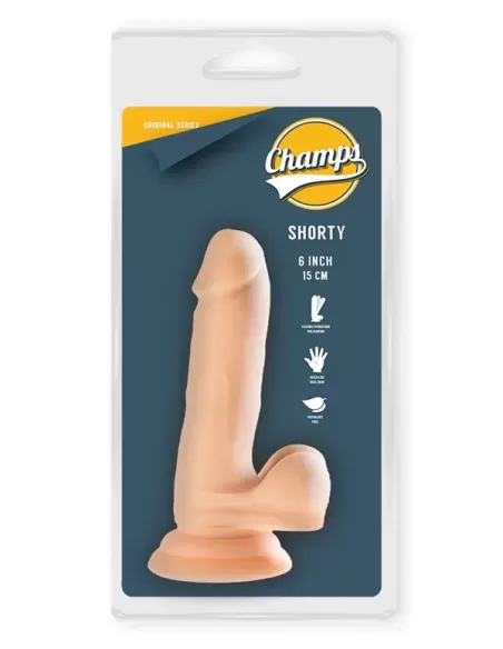 Dildo realist vinil ventuza - Shorty - Champs