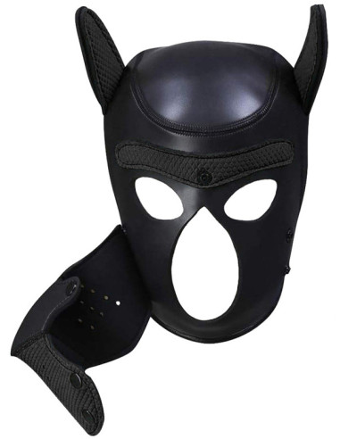 Masca caine fetish puppy - Luv Cosplay Pupplay Dog Mask Black - Black Label