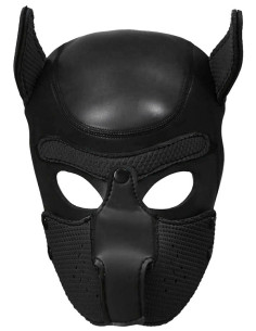 Masca caine fetish puppy - Luv Cosplay Pupplay Dog Mask Black - Black Label