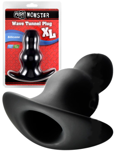 Tunel plug ferm silicon catifelat - Wave Tunnel Plug - Push - Blackfetish.ro - BDSM Sex Shop
