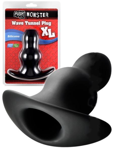 Tunel plug ferm silicon catifelat - Wave Tunnel Plug - Push - Blackfetish.ro - BDSM Sex Shop