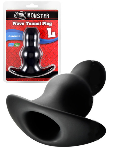 Tunel plug ferm silicon catifelat - Wave Tunnel Plug - Push - Blackfetish.ro - BDSM Sex Shop
