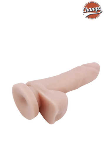 Dildo realist catifelat silicon TPE 14.50 x 3 cm - Softy - Champs