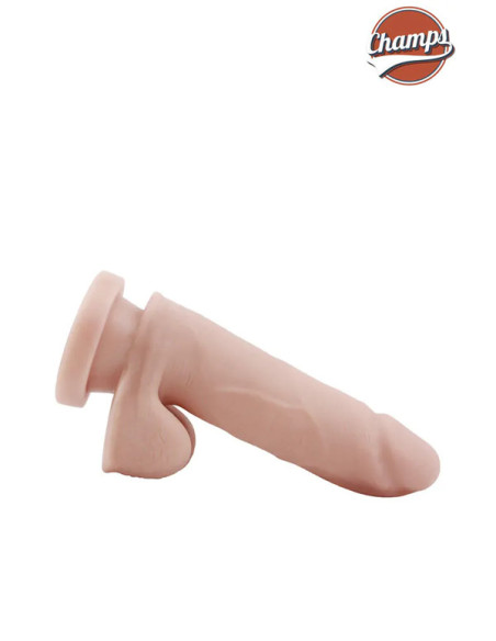 Dildo realist catifelat silicon TPE 14.50 x 3 cm - Softy - Champs