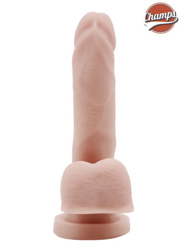 Dildo realist catifelat silicon TPE 14.50 x 3 cm - Softy - Champs