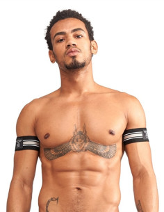 Benzi elastice biceps - Club Biceps Bands Striped - MisterB