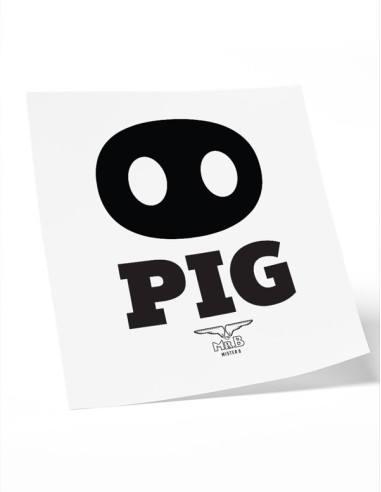 Tatuaj temporar fetish BDSM - Temporary Tattoo Pig - MisterB - Blackfetish.ro - BDSM Sex Shop