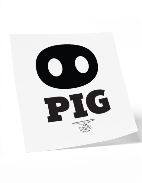 Tatuaj temporar fetish BDSM - Temporary Tattoo Pig - MisterB - Blackfetish.ro - BDSM Sex Shop