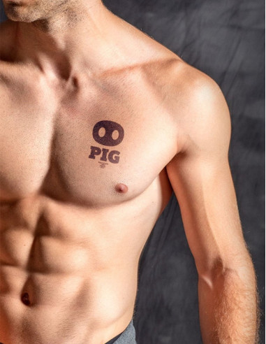 Tatuaj temporar fetish BDSM- Temporary Tattoo Pig - MisterB