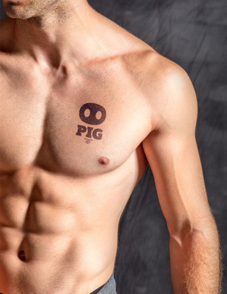 Tatuaj temporar fetish BDSM- Temporary Tattoo Pig - MisterB