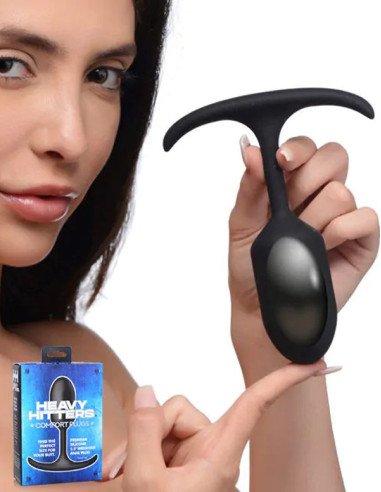 Plug durata zilei greutate oscilanta - Comfort Plug Weighted Silicone Plug Medium - Heavy Hitters