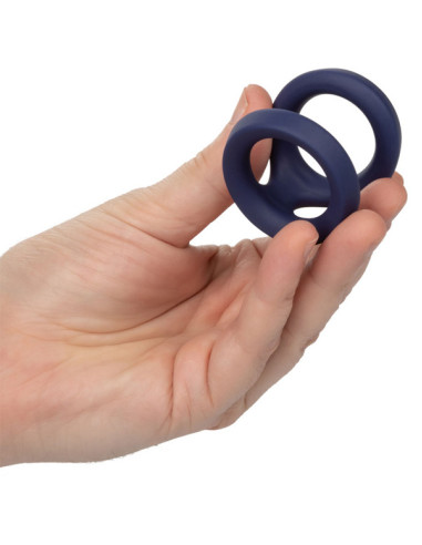 Inel penis dublu silicon moale - Viceroy Dual Cock Ring - California Exotic