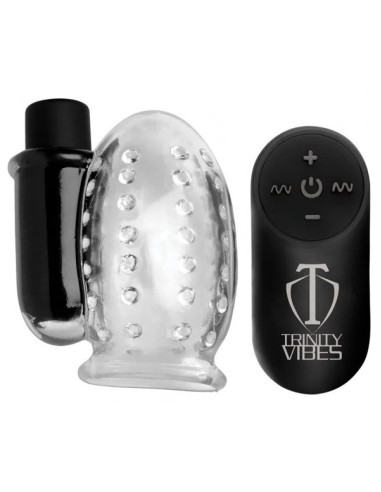 Masturbator sex oral vibratii telecomanda - Penis Head Teaser With Remote - Trinity Vibes