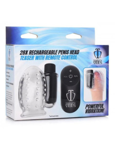 Masturbator sex oral vibratii telecomanda - Penis Head Teaser With Remote - Trinity Vibes 2