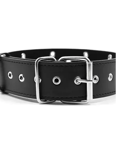 Collar with Rivets Black