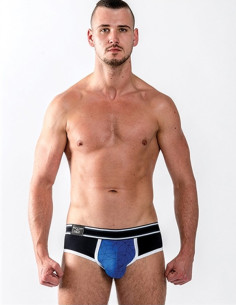 Lenjerie intima chilot albastru - Castro Brief Blue - MisterB