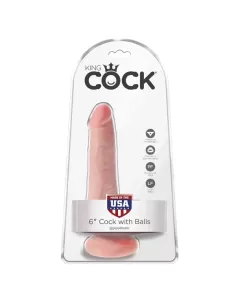 Cock With Balls 6 inch Flesh