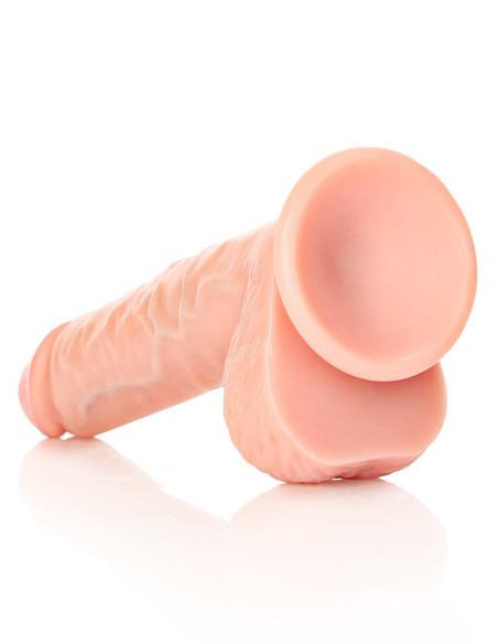 Dildo vinil 20 x 3.6 cm ventuza - Dildo 7 Inch Straight Ultra Skin - RealRock