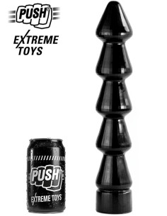Dildo vinil carnos cu stimulare extrema 31,5 x 5,5 cm - Extreme Dildo Lance Small - Push